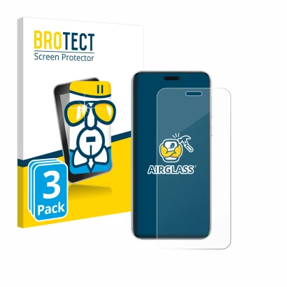 Front side of a product packaging with the brand logo BROTECT. Next to it is the device Honor Magic 7 RSR Porsche Design shown