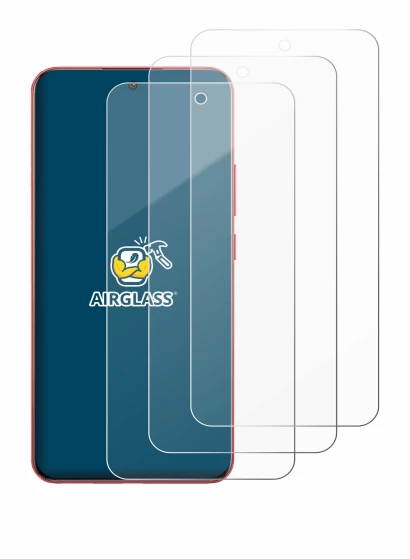 Image of the device Oppo A5 Pro with a wide variety of screen protectors.