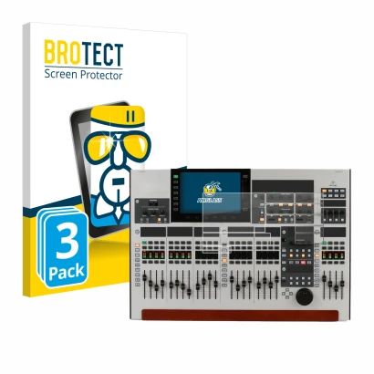 Front side of a product packaging with the brand logo BROTECT. Next to it is the device Behringer Wing (Set consisting of 11 f