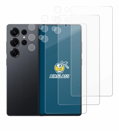 Image of the device Samsung Galaxy S25 Ultra Enterprise Edition (Front+Camera) with a wide variety of screen protectors.