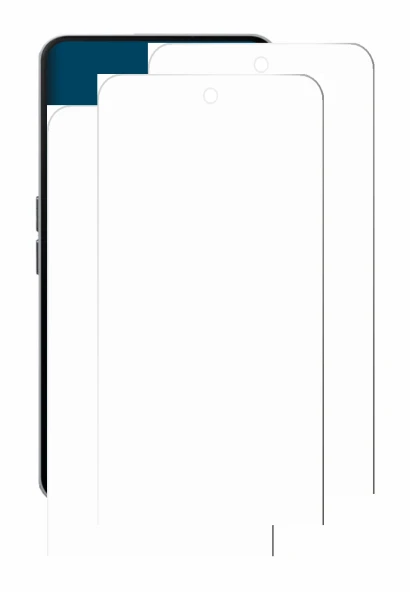 Image of the device Nothing Phone (3a) Pro with a wide variety of screen protectors.