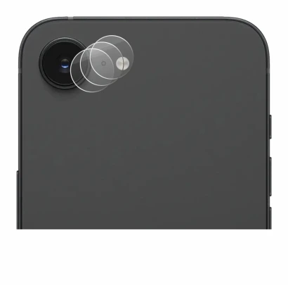 Image of the device Apple iPhone 16e (ONLY Camera Lens) with a wide variety of screen protectors.