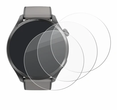 Image of the device Hama Smartwatch 9000 with a wide variety of screen protectors.
