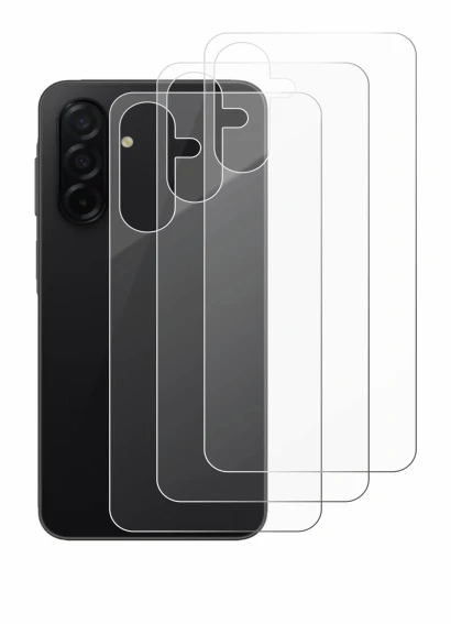 Image of the device Samsung Galaxy A26 5G (Back) with a wide variety of screen protectors.