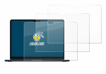 Image of the device Apple MacBook Air 13" M4 2025 with a wide variety of screen protectors.