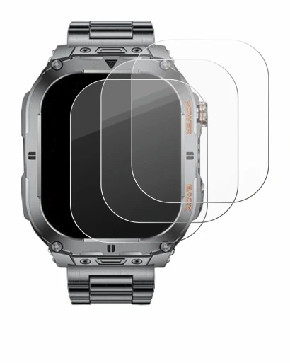 Image of the device SUNKTA EF9-A 2.13" with a wide variety of screen protectors.