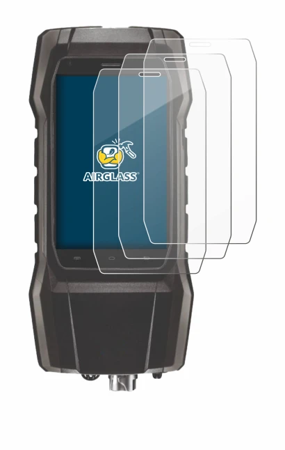 Image of the device Testo 300 with a wide variety of screen protectors.