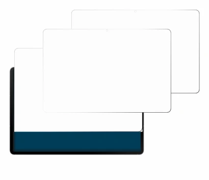 Image of the device Samsung Galaxy Tab S10 FE+ 5G with a wide variety of screen protectors.