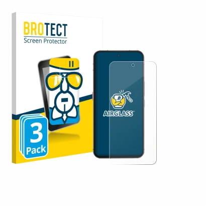 Front side of a product packaging with the brand logo BROTECT. Next to it is the device Oukitel WP200 Pro shown with the corre