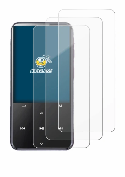 Image of the device AGPtek M3 with a wide variety of screen protectors.