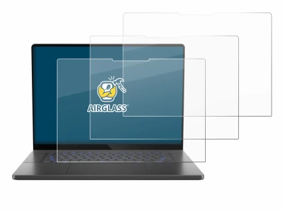 Image of the device ASUS ROG Zephyrus G16 2025 with a wide variety of screen protectors.