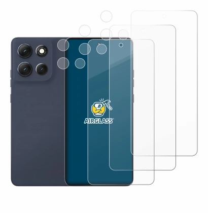 Image of the device Motorola Moto G86 Power (Front+Camera) with a wide variety of screen protectors.