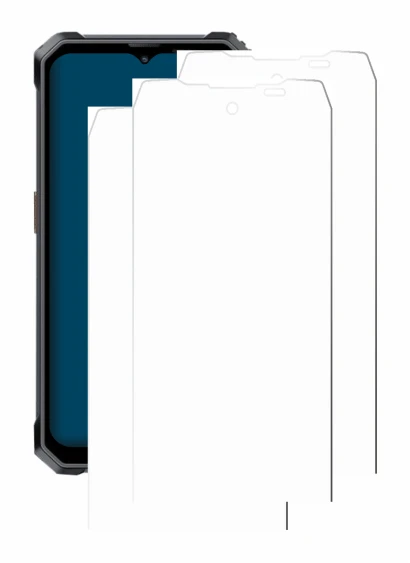 Image of the device Blackview BL7000 with a wide variety of screen protectors.