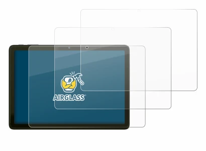 Image of the device VALE Tablet V10A with a wide variety of screen protectors.