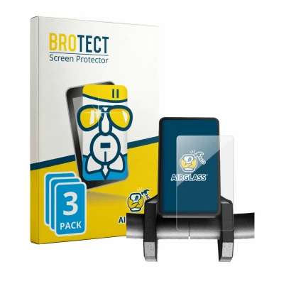 Front side of a product packaging with the brand logo BROTECT. Next to it is the device Joyor S5 V2 shown with the correspondi