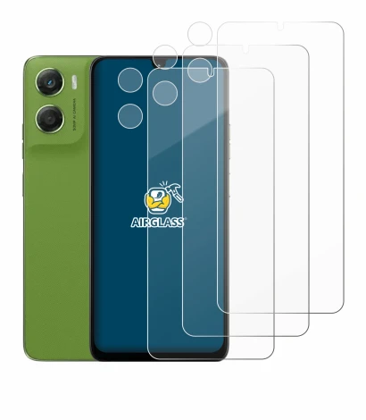 Image of the device Motorola Moto G06 (Front+Camera) with a wide variety of screen protectors.