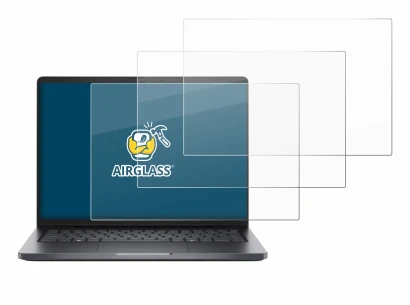 Image of the device Dell Pro 14 with a wide variety of screen protectors.