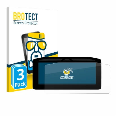 Front side of a product packaging with the brand logo BROTECT. Next to it is the device Ducati Streetfighter V4 2025 Speedomet