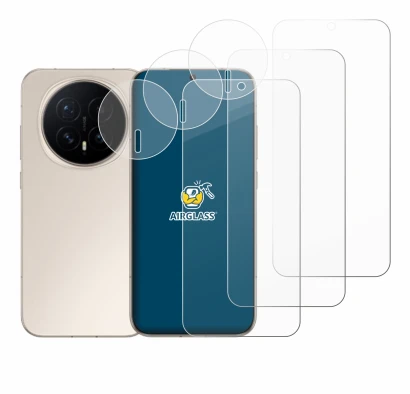 Image of the device Honor Magic 8 (Front+Camera) with a wide variety of screen protectors.
