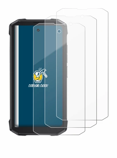 Image of the device Cubot King Kong Mini 4 with a wide variety of screen protectors.