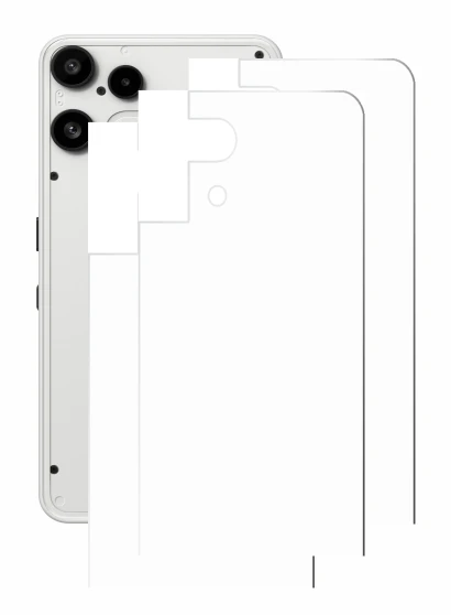 Image of the device Nothing Phone (3a) Lite (Back) with a wide variety of screen protectors.