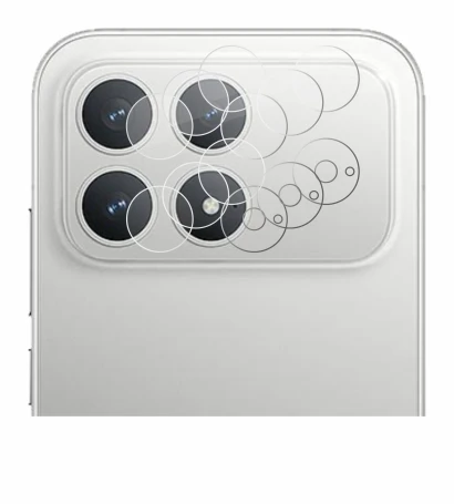 Image of the device Xiaomi Poco F8 Pro (ONLY Camera Lens) with a wide variety of screen protectors.