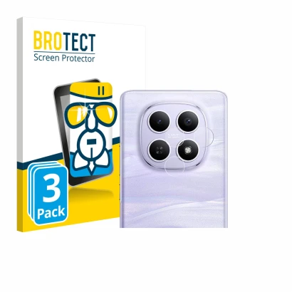 Front side of a product packaging with the brand logo BROTECT. Next to it is the device Xiaomi Redmi Note 15 4G (ONLY Camera) 