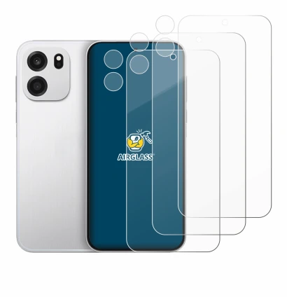 Image of the device OnePlus Turbo 6V (Front+Camera) with a wide variety of screen protectors.