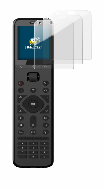 Image of the device Sofabaton U3 with a wide variety of screen protectors.