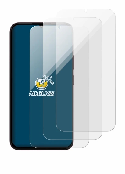 Image of the device OnePlus N6X with a wide variety of screen protectors.