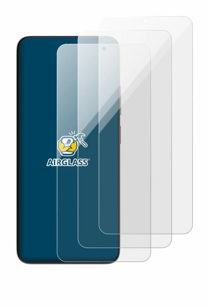 Image of the device ZTE Blade V80 Max with a wide variety of screen protectors.