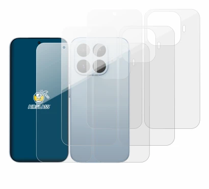 Image of the device Xiaomi 17T (Front+Back) with a wide variety of screen protectors.