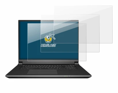 Image of the device Schenker KEY 18 Pro E25 with a wide variety of screen protectors.