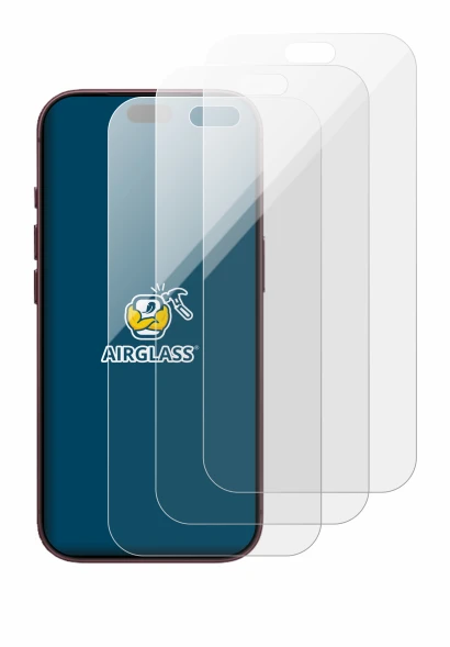 Image of the device Apple iPhone 18 Pro with a wide variety of screen protectors.