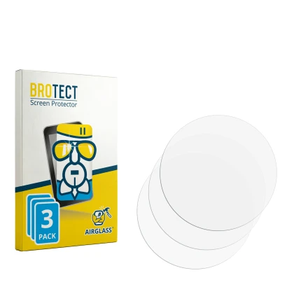 Front side of a product packaging with the brand logo BROTECT. Next to it is the corresponding screen protector.