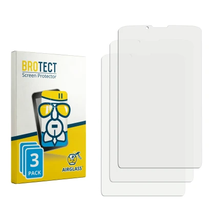 Front side of a product packaging with the brand logo BROTECT. Next to it is the corresponding screen protector.