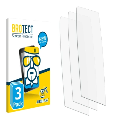Front side of a product packaging with the brand logo BROTECT. Next to it is the corresponding screen protector.