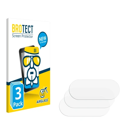 Front side of a product packaging with the brand logo BROTECT. Next to it is the corresponding screen protector.