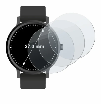 Image of the device Watches (Circular, ø: 27 mm) with a wide variety of screen protectors.
