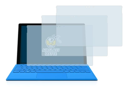 Image of the device Microsoft Surface Pro 4 with a wide variety of screen protectors.