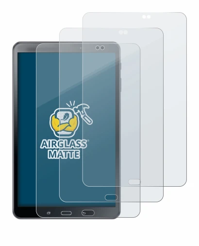 Image of the device Samsung Galaxy Tab A 10.1 2016 SM-T585 with a wide variety of screen protectors.
