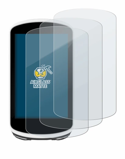 Image of the device Garmin Edge 1030 with a wide variety of screen protectors.