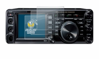 Image of the device Yaesu FT-991A with a wide variety of screen protectors.