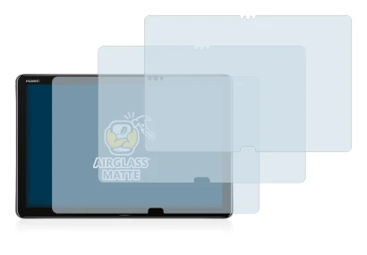 Image of the device Huawei MediaPad M5 Lite 10.1" with a wide variety of screen protectors.