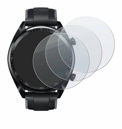 Image of the device Huawei Watch GT (46 mm) 2018 with a wide variety of screen protectors.
