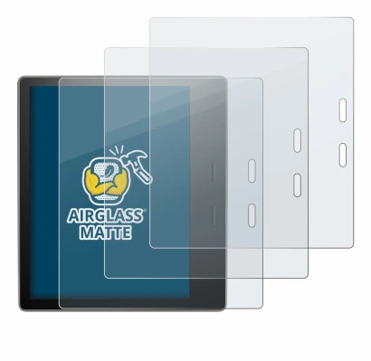 Image of the device Amazon Kindle Oasis 2019 (10th Gen.) with a wide variety of screen protectors.