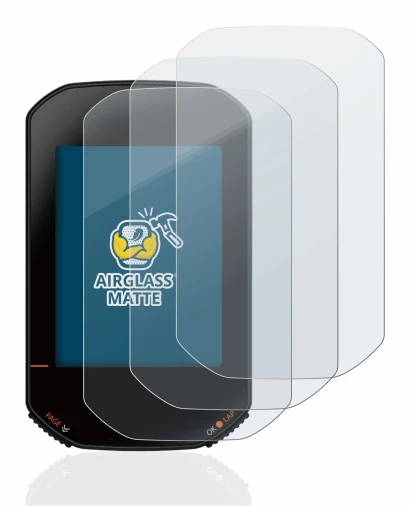 Image of the device Bryton Rider 420 with a wide variety of screen protectors.