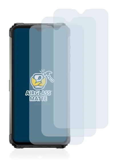 Image of the device Ulefone Armor 7 with a wide variety of screen protectors.