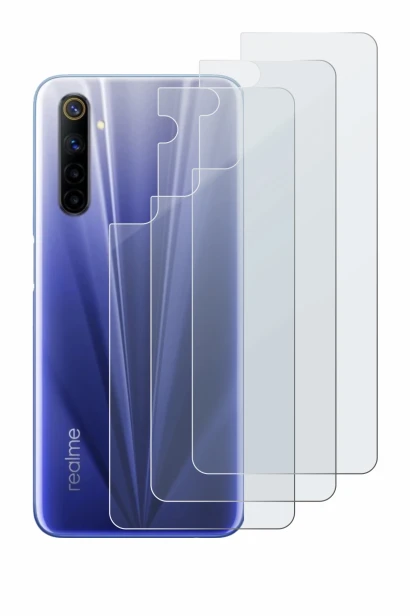 Image of the device realme 6 (Back) with a wide variety of screen protectors.