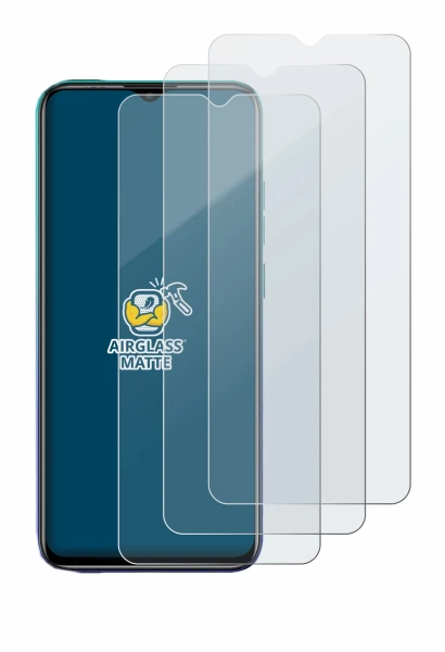 Image of the device Ulefone Note 9P with a wide variety of screen protectors.